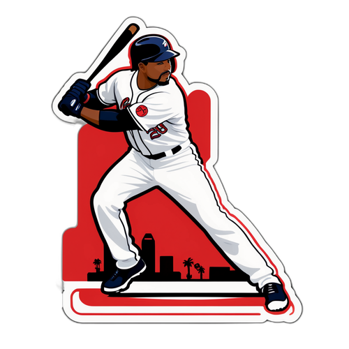 Dynamic Jose Ramirez Batting Sticker