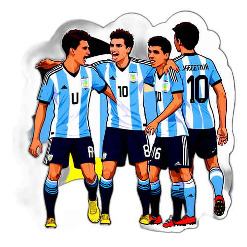 Jugadores de la selección U-20 de Argentina