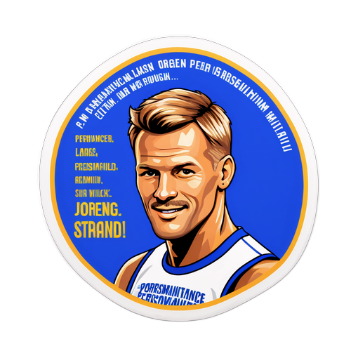 Stiker Motivasi Jørgen Strand Larsen