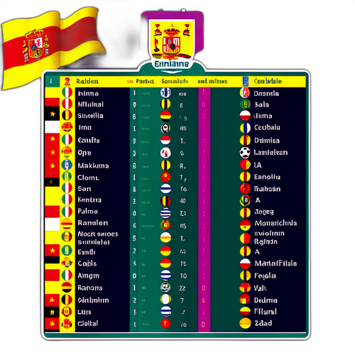 Bảng xếp hạng bóng đá Tây Ban Nha