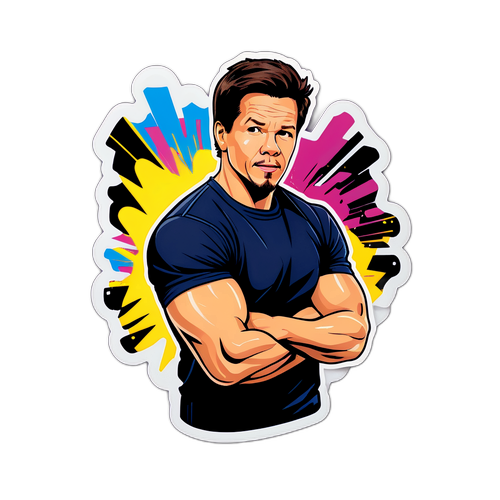 Samolepka s charakterem akčního stylu