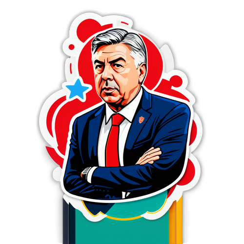 Adesivo del Playbook di Coaching di Carlo Ancelotti