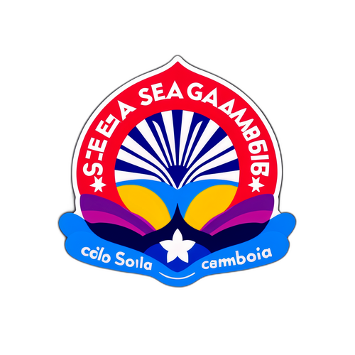 โลโก้กีฬา SEA เกมส์ ในกัมพูชา
