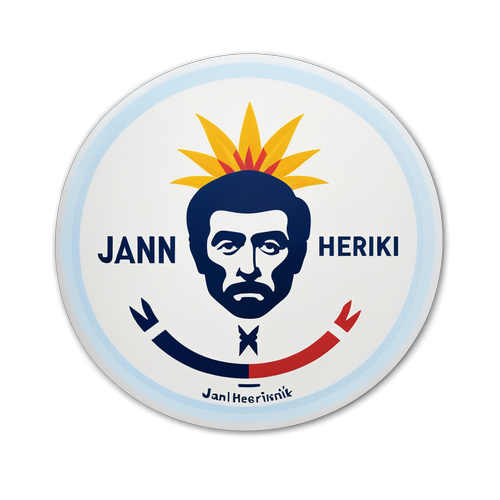 Memorialny sticker honorujący Jana Hernika