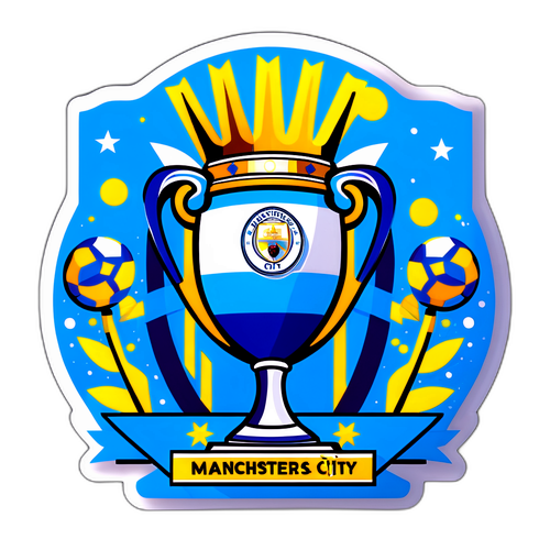 慶祝曼城勝利的貼紙
