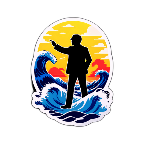 宇和島の海をテーマにしたステッカー