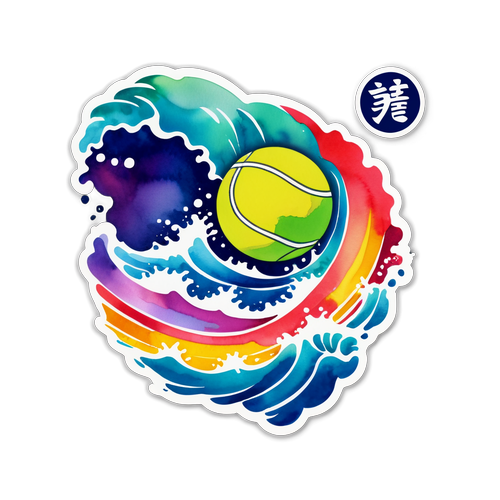 Rekaan Akwarel Ceria untuk Taiwan Open