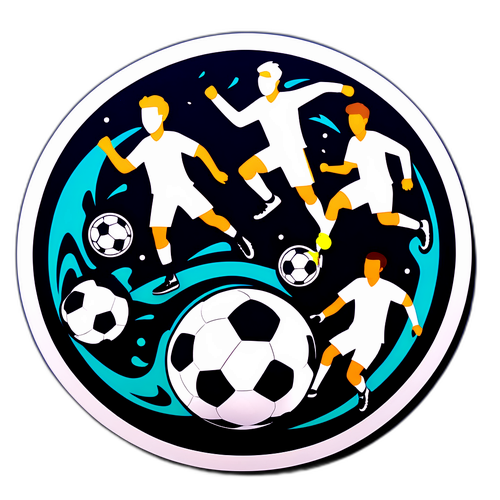 Ein dynamisches Fußballspiel