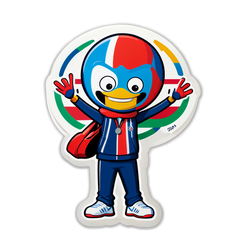 Le Sticker Humoristique des JO 2024 : Visitez Paris Avec un Sourire!