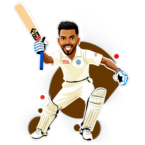 Superstar Kriket! Kecintaan Anda kepada Sukan Dalam Ilustrasi Menakjubkan Hardik Pandya!