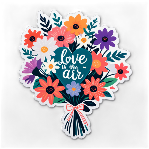 Romantik na Bouquet Sticker