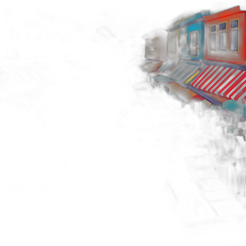 Pasarjaya Market yang Ramai