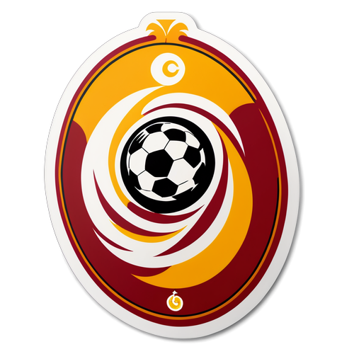 Autocollant Galatasaray: Intensity du Football