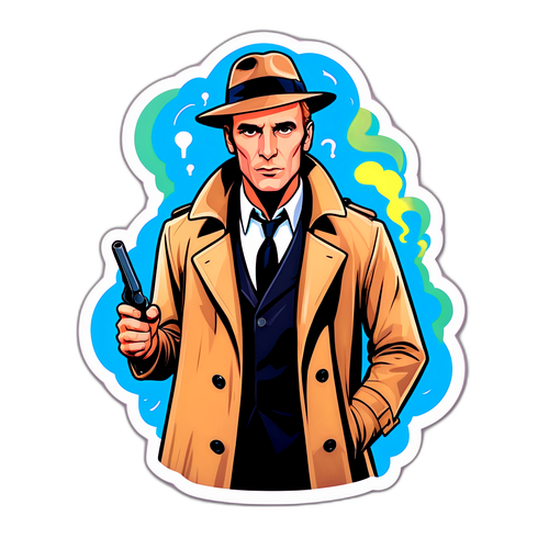 Detektiv illustration av Peter Greene