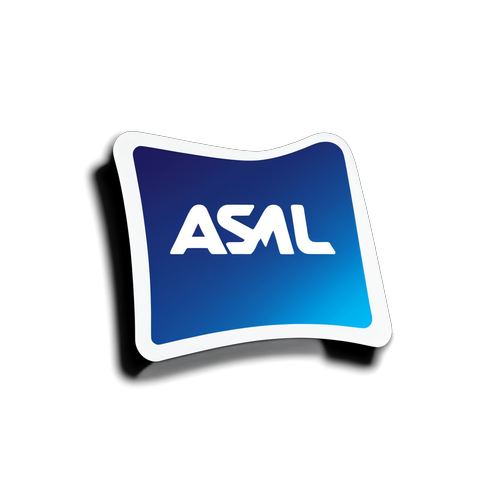 Ontdek De Toekomst: ASML's Iconische Sticker Met Een Verbazingwekkende Technologie Achtergrond!