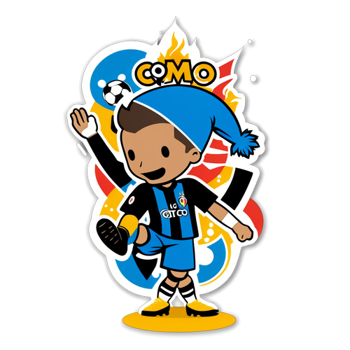 Stiker Ceria Como vs Udinese