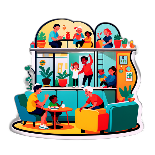 大家で楽しむアパートの風景デザイン