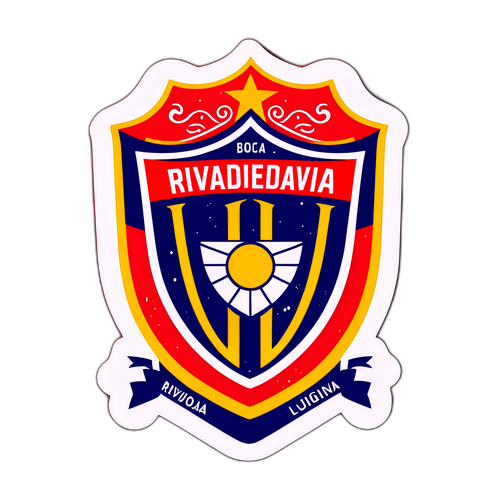 Stiker Vintage Merayakan Rivalitas Independiente Rivadavia vs Boca Juniors