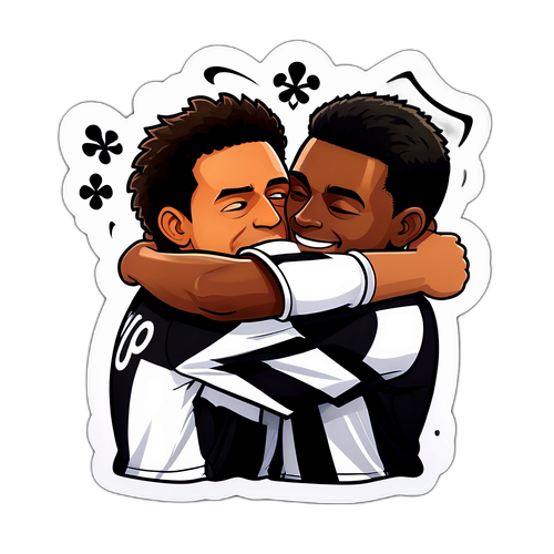 Sticker tương tác giữa Botafogo và Vasco
