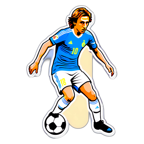 Luka Modric în acțiune