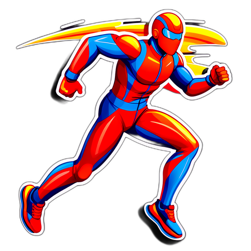 Cartoon Running Man