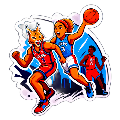 Sticker ng Enerhiya ng Laro ng Lynx vs Liberty