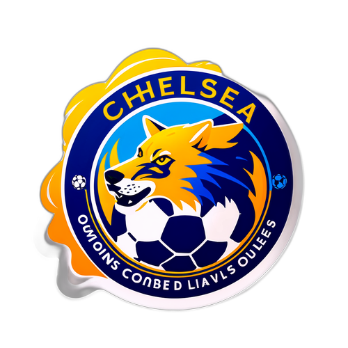 Chelsea mod Wolves Kamp Sticker