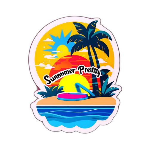 Sticker für die Sommersaison