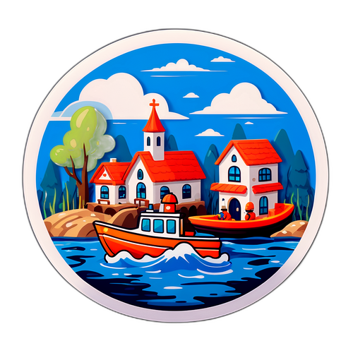 Sticker reprezentujący Brodnicę