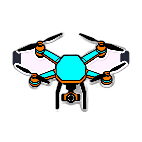 无人机迷你贴纸
