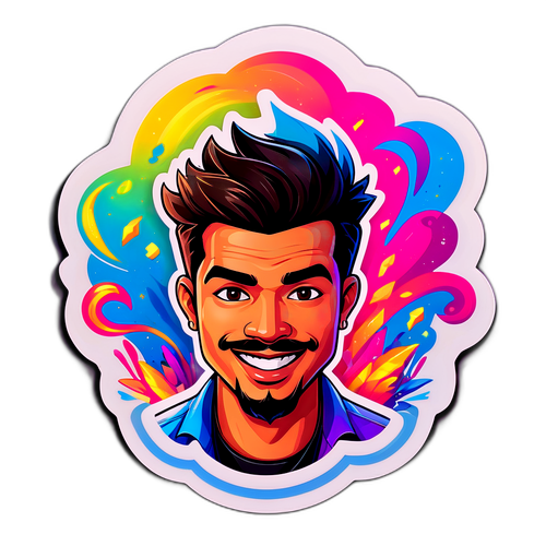 Barcola'nın Becerilerini Vurgulayan Sticker