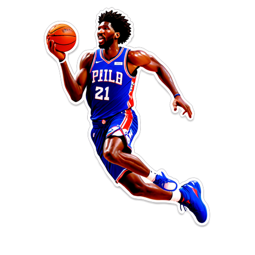 Basketballens Energi: Joel Embiid i Aktion