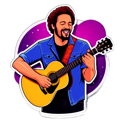 Стикер с музыкантом Джереми Жаком