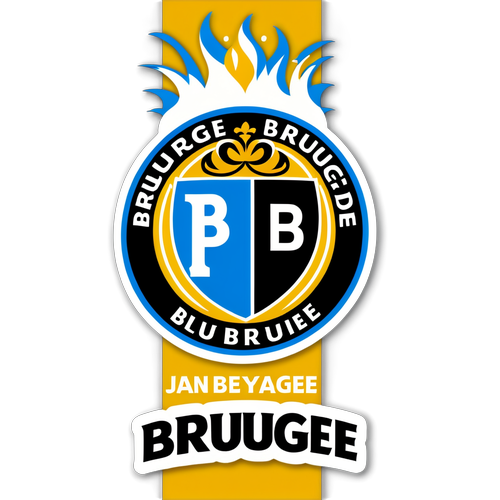 Club Brugge Sticker met Logo en Stadion