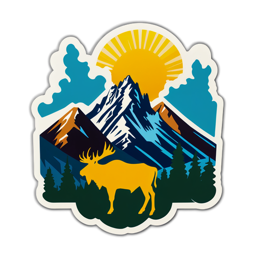 Σκηνικό Βουνών στην Wyoming