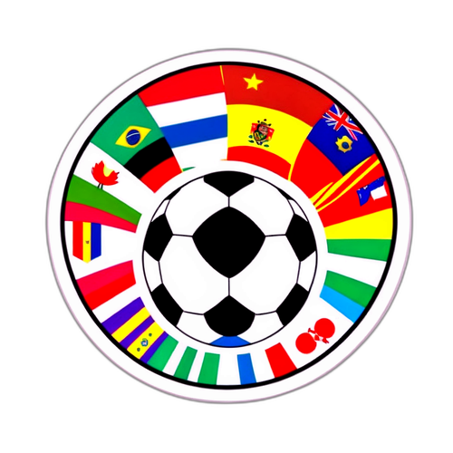 Sticker ter ere van de kwalificatie voor het Wereldkampioenschap 2026