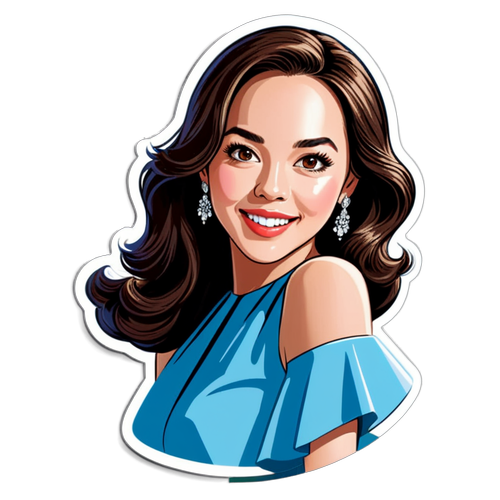 Julia Montes Sticker: Ang Halos na Elegansya at Karisma sa Bawat Gamit!