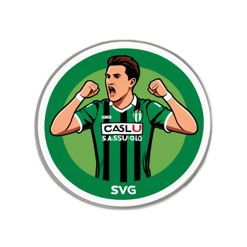 Sticker Sassuolo in Azione