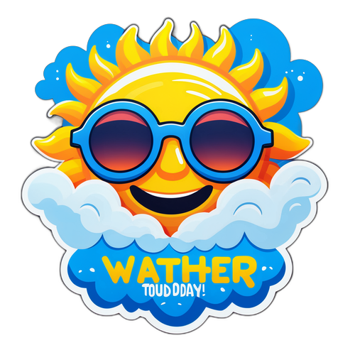 Masayang Sticker ng Panahon
