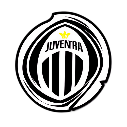 Стилізований наліпка Інтер – Ювентус, з логотипами команди на контрастному фоні