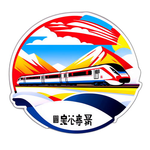 北京-哈尔滨高铁贴纸