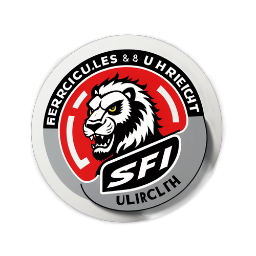 Sticker van Heracles en FC Utrecht Teams