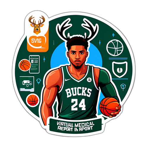 Seryosong Sticker ng Ulat ng Pinsala ng Bucks