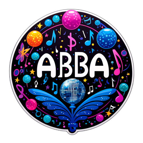 Design Fantasioso con Logo Iconico degli ABBA