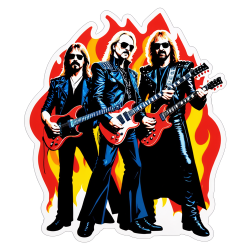 Metalový Ráj: Judas Priest na Pódium! Zářící Kytary a Explozivní Efekty!