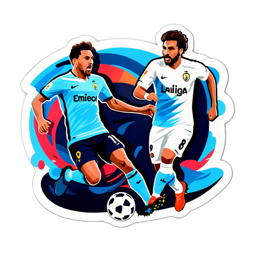 Actiefoto van een LaLiga-wedstrijd