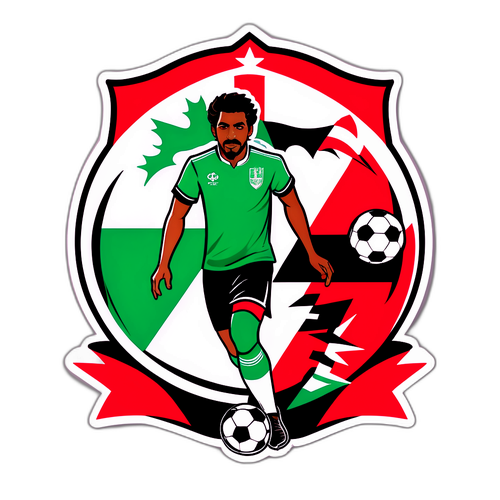 Stiker Dinamis Pertandingan Arab Saudi vs Trinidad dan Tobago