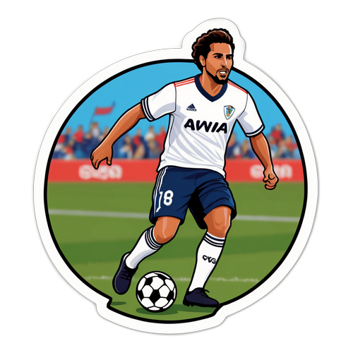 Crea una pegatina de Santiago Sosa en la cancha