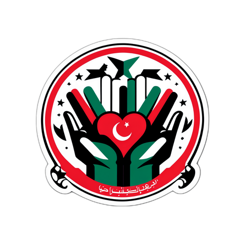 Autocollant de solidarité pour Gaza