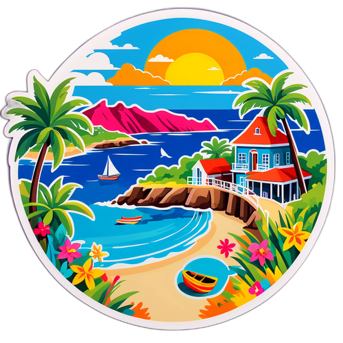 Uwakilishi wa Joto wa Mandhari ya Tropiki ya Curacao